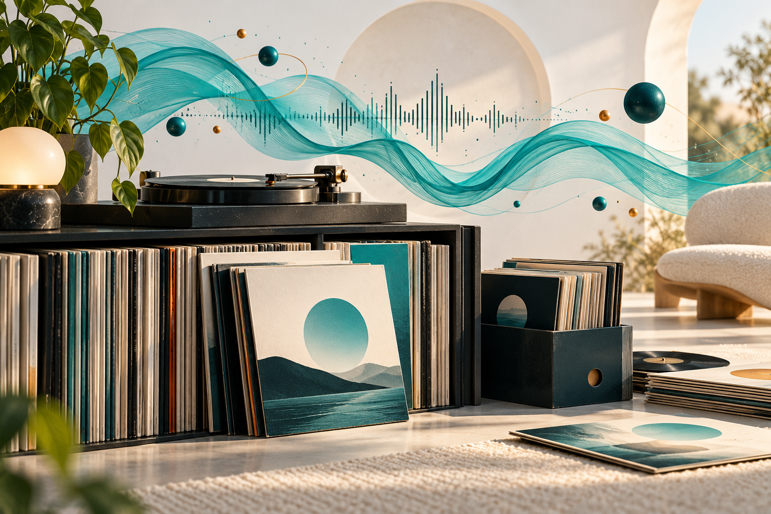 Conceptual illustration for Suno Archive.